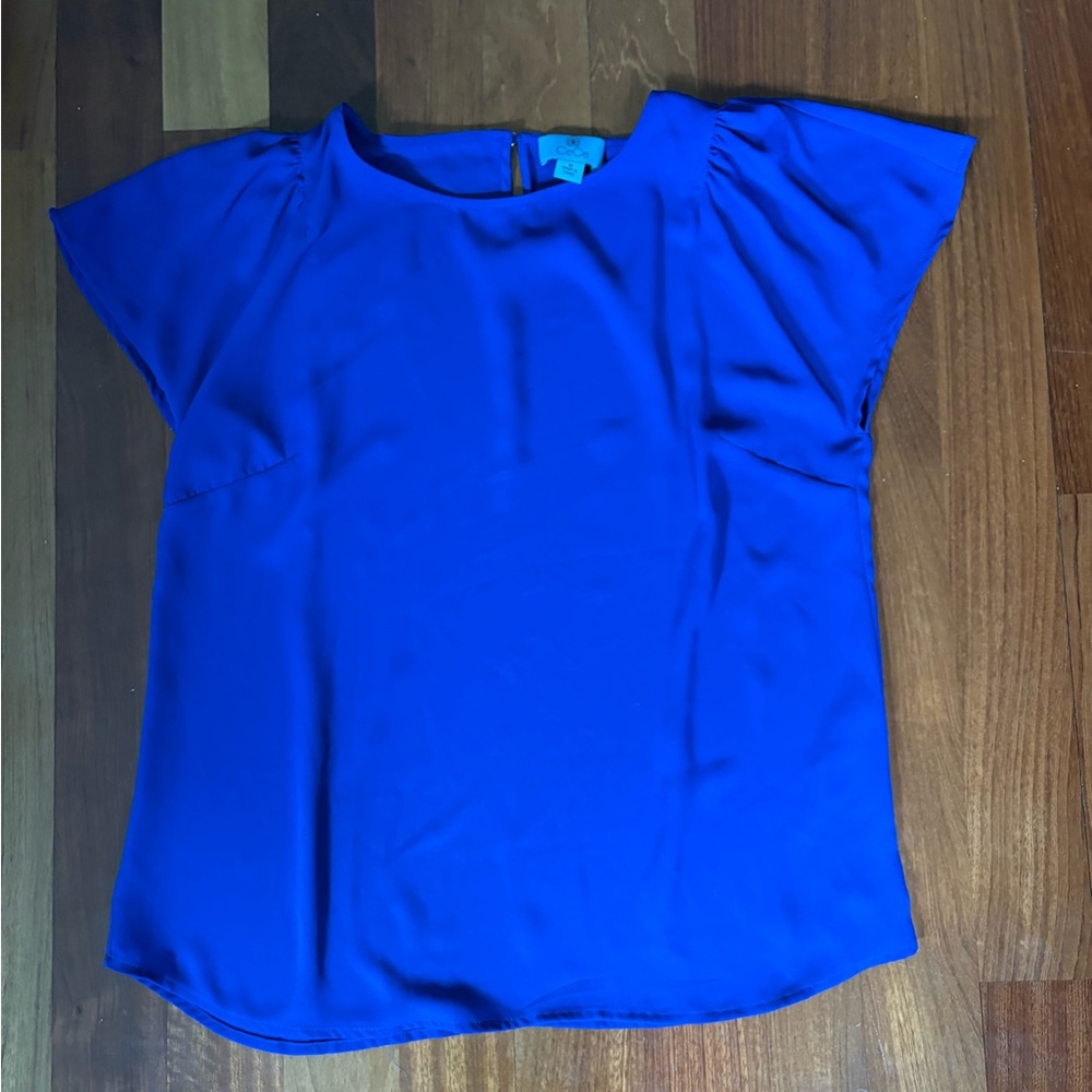 CeCe Royal Blue Blouse